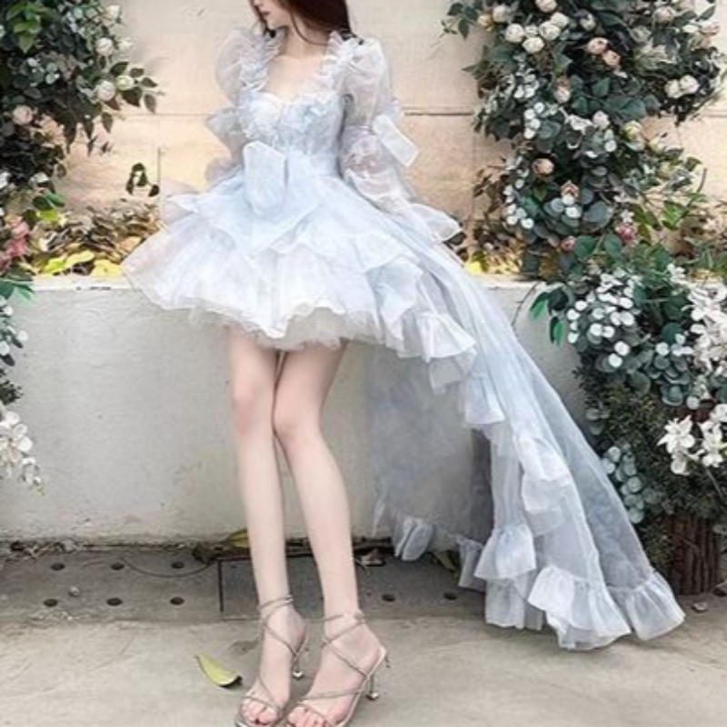 Women Formal Wear For Graduation - Sukienka tiulowa w stylu Sweet Lolita