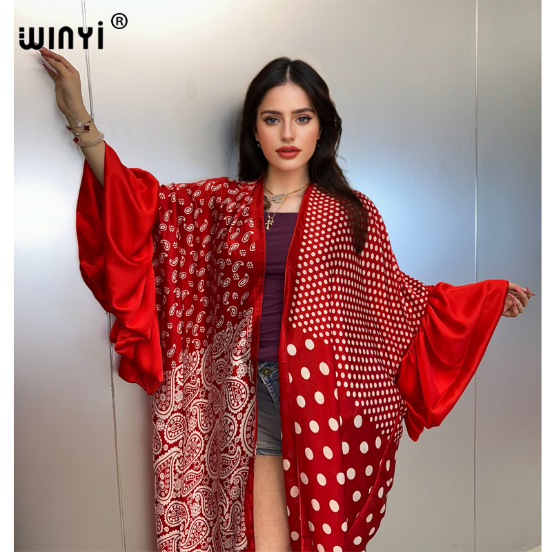 Young Women'S Formal Wear - WINYI Letnia Sukienka Kimono Plażowa Narzutka