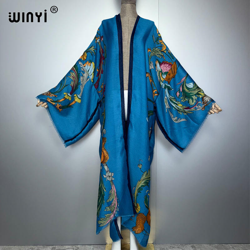 Young Women'S Formal Wear - WINYI Afrykańska sukienka kimono maxi w