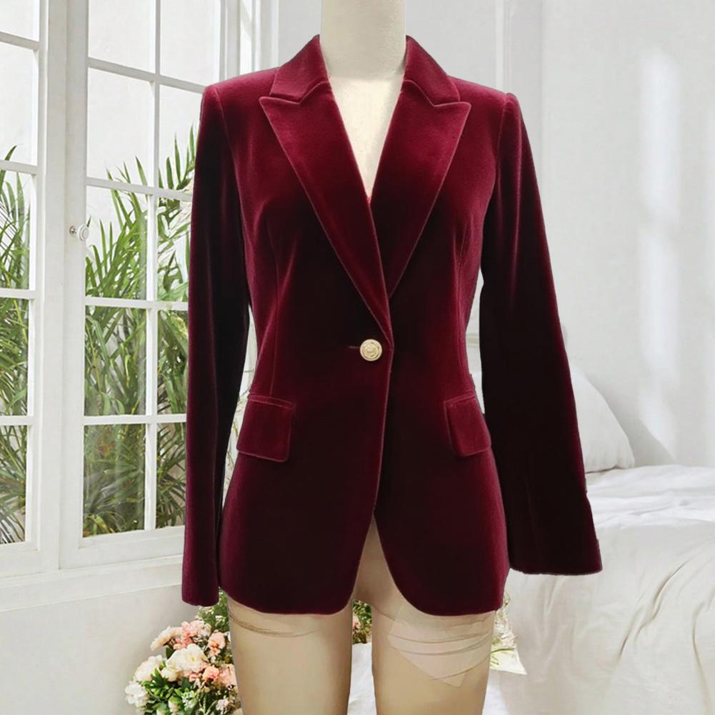 Large Women'S Formal Wear - Aksamitne, duże rozmiary, damskie smokingi z