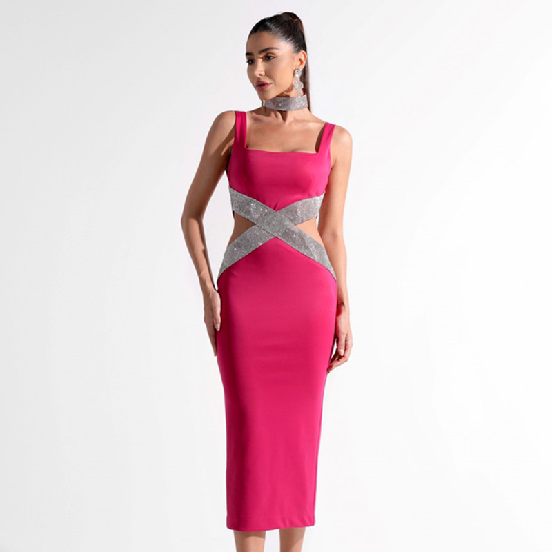 Sukienka bandażowa bez rękawów – Women Formal Wear H&M recenzja i cena
