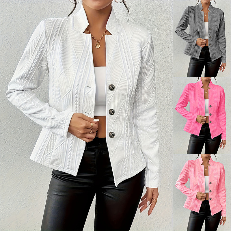 Nowa damska marynarka na jesie – Women Formal Wear Stitching recenzja i cena