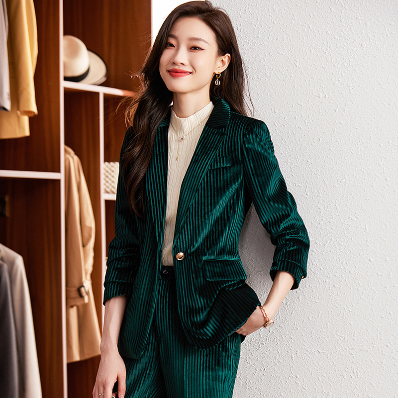 Damska aksamitna marynarka na  – High End Women'S Formal Wear recenzja i cena