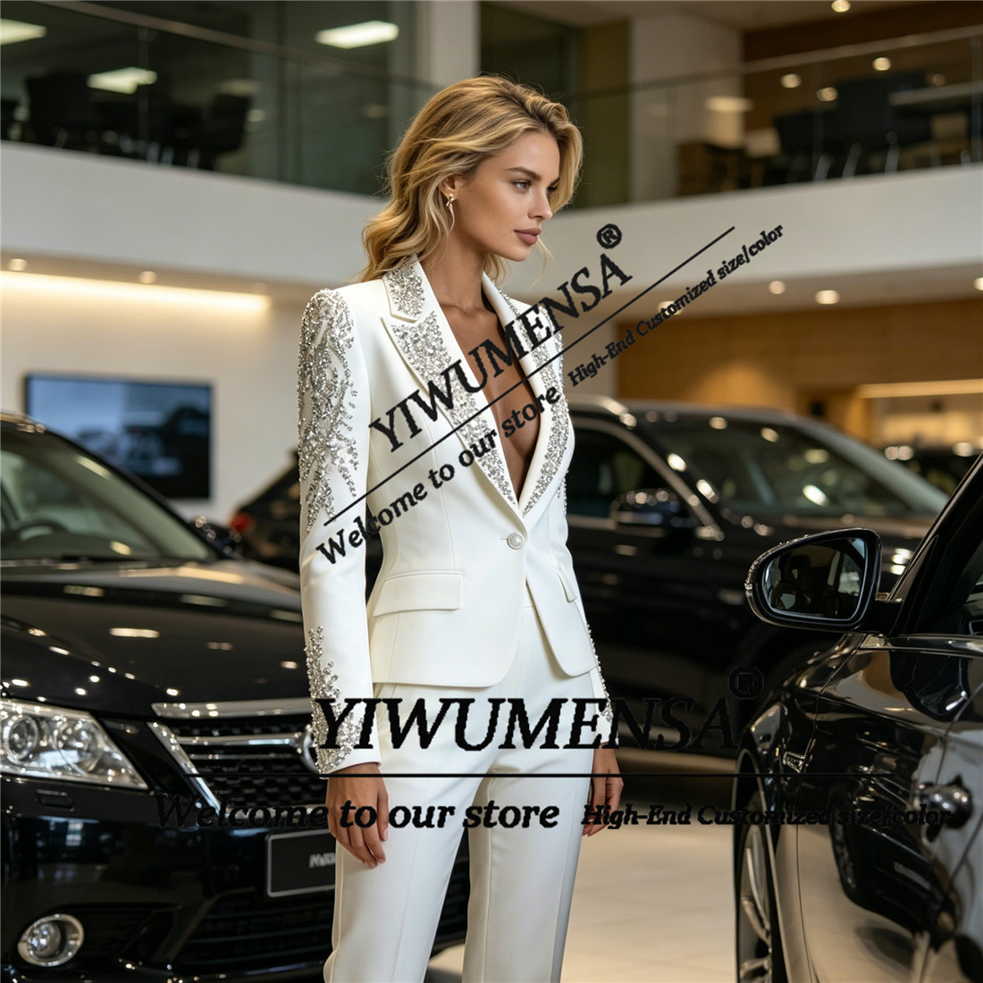 Luksusowe damskie garnitury dw – Women Formal Wear Blazer Set recenzja i cena