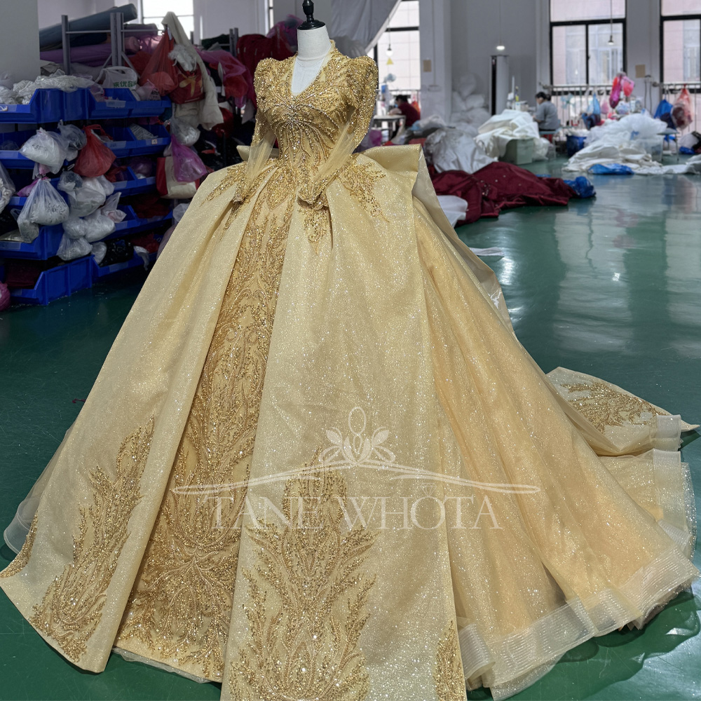 Elegancka suknia wieczorowa z  – Yellow Formal Wear Women recenzja i cena