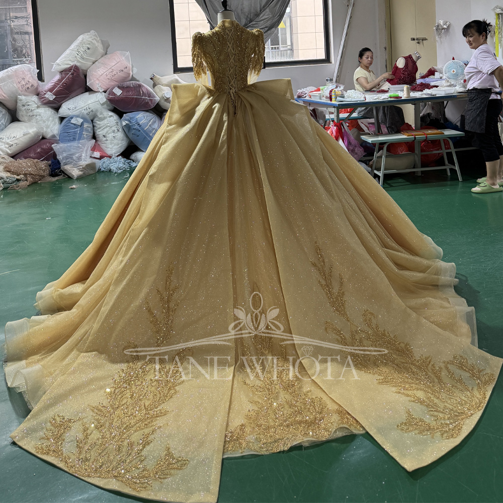 Elegancka suknia wieczorowa z  – Yellow Formal Wear Women recenzja i cena