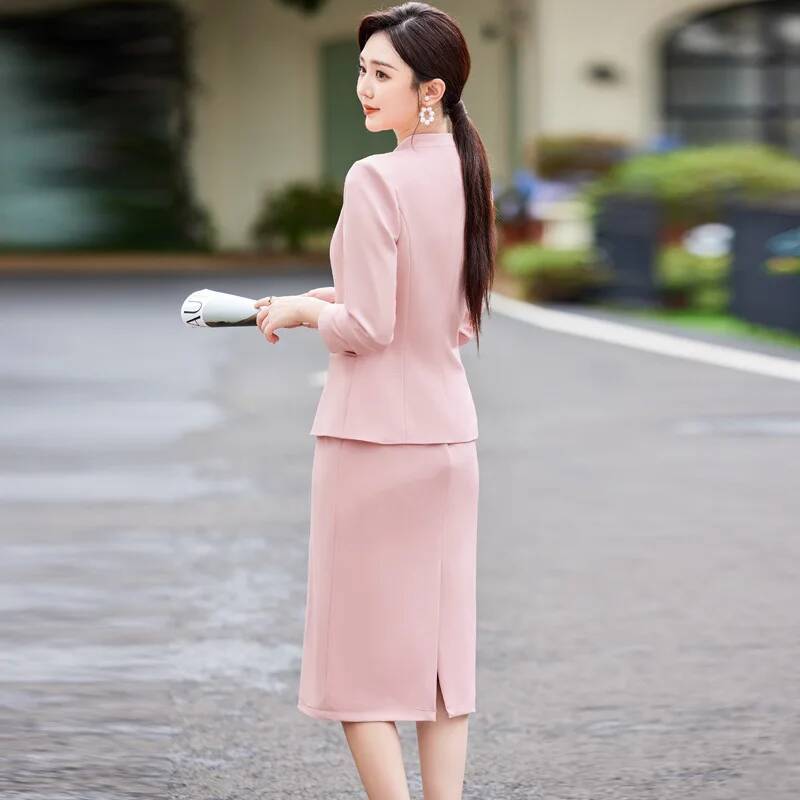 Eleganckie komplety biznesowe  – Women Formal Wear Stitching recenzja i cena