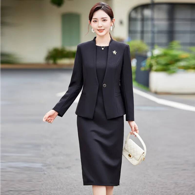 Eleganckie komplety biznesowe  – Women Formal Wear Stitching recenzja i cena