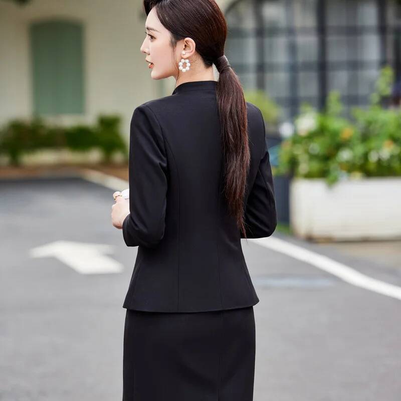 Eleganckie komplety biznesowe  – Women Formal Wear Stitching recenzja i cena