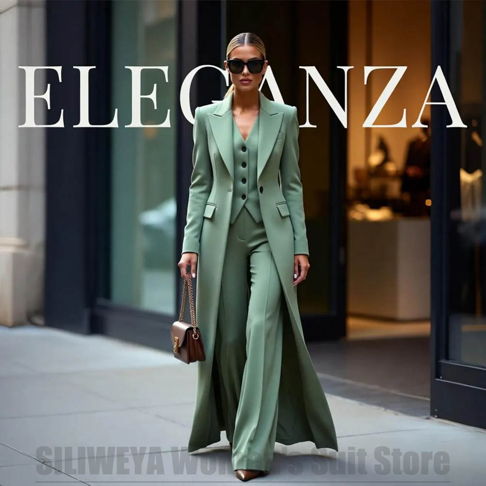 Elegancki damski garnitur trzy – Women Formal Wear Blazer Set recenzja i cena