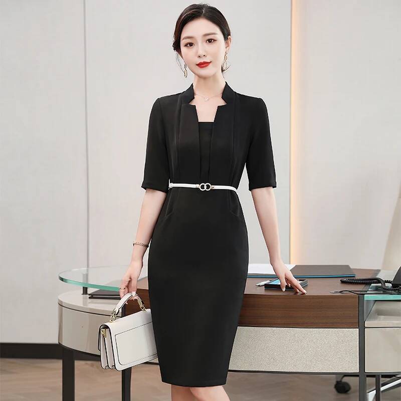 Eleganckie sukienki biznesowe  – Women Formal Wear H&M recenzja i cena