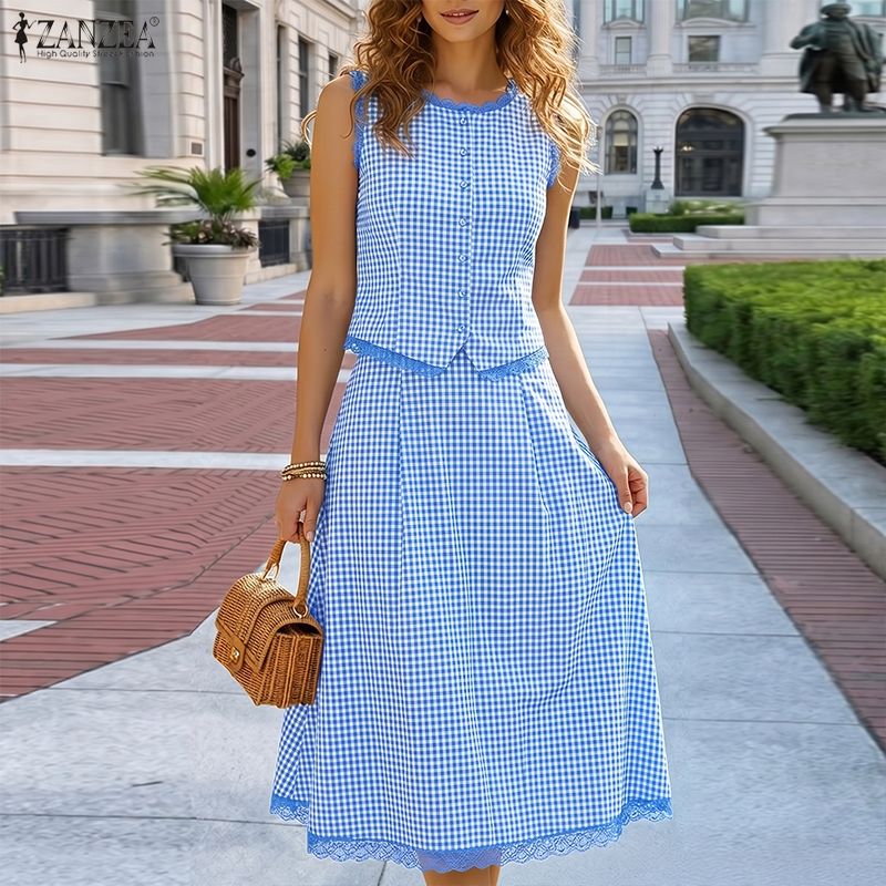 Eleganckie damskie komplety 2- – Shift Dress Sleeveless recenzja i cena