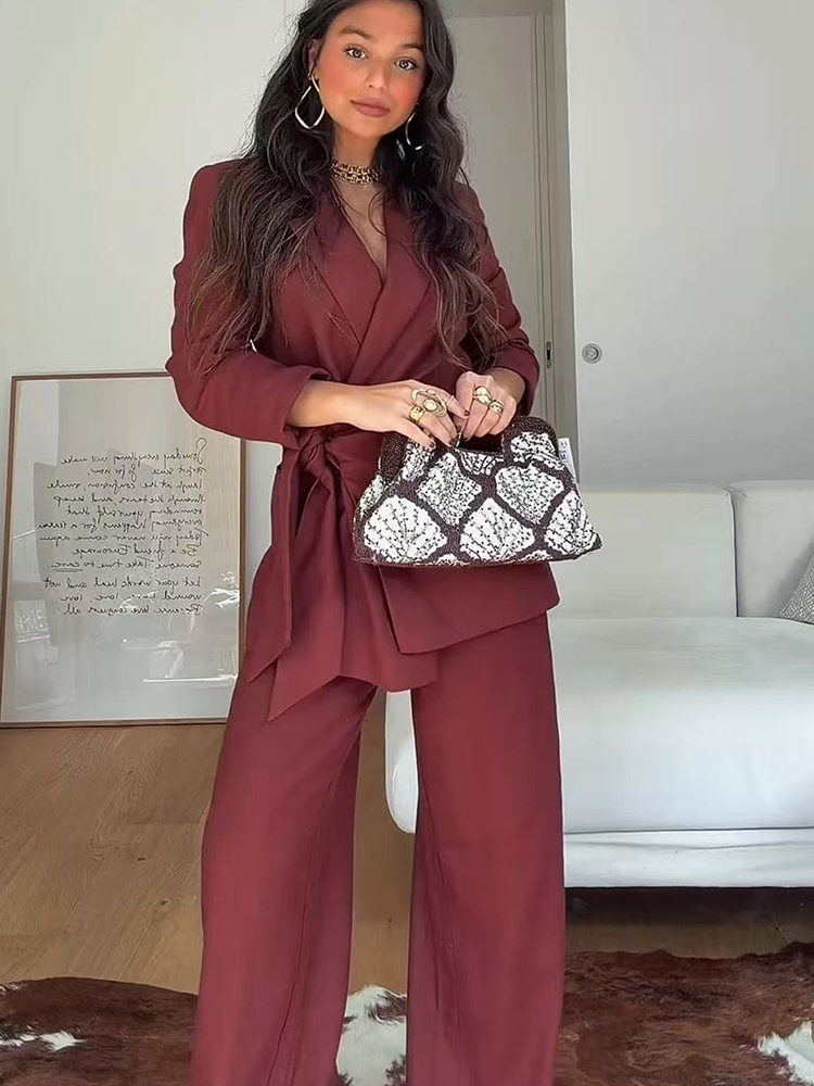 Elegancki damski garnitur biur – Women Formal Wear Blazer Set recenzja i cena