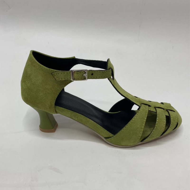 Damskie zielone zamszowe sanda – Women Formal Wear For Summer recenzja i cena