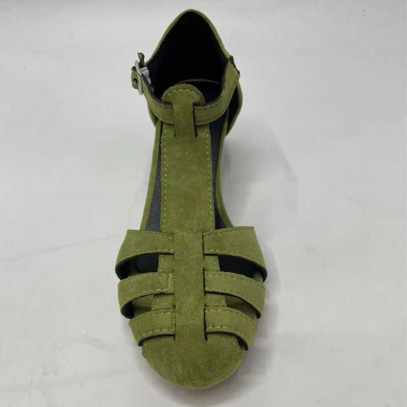 Damskie zielone zamszowe sanda – Women Formal Wear For Summer recenzja i cena