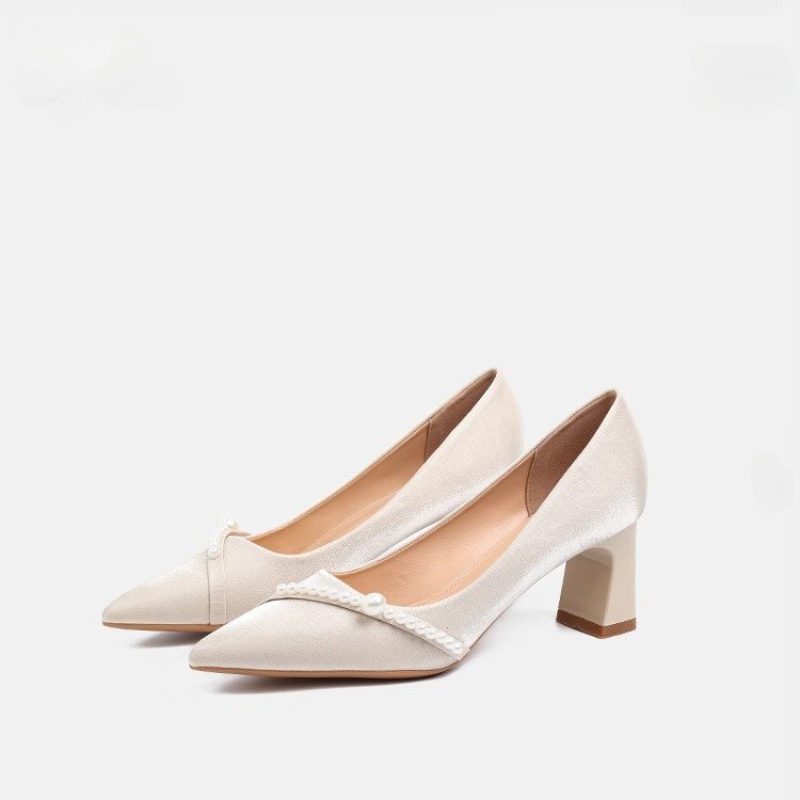 Eleganckie czółenka na słupku  – Women Formal Wear For Summer recenzja i cena