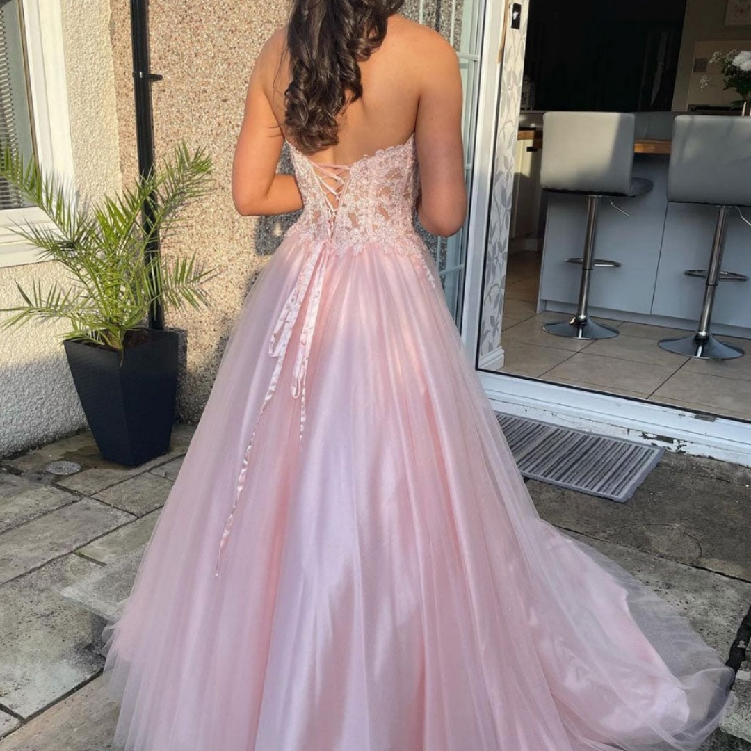 Bella Personalizowana Różowa S – Women Formal Wear For Graduation recenzja i cena