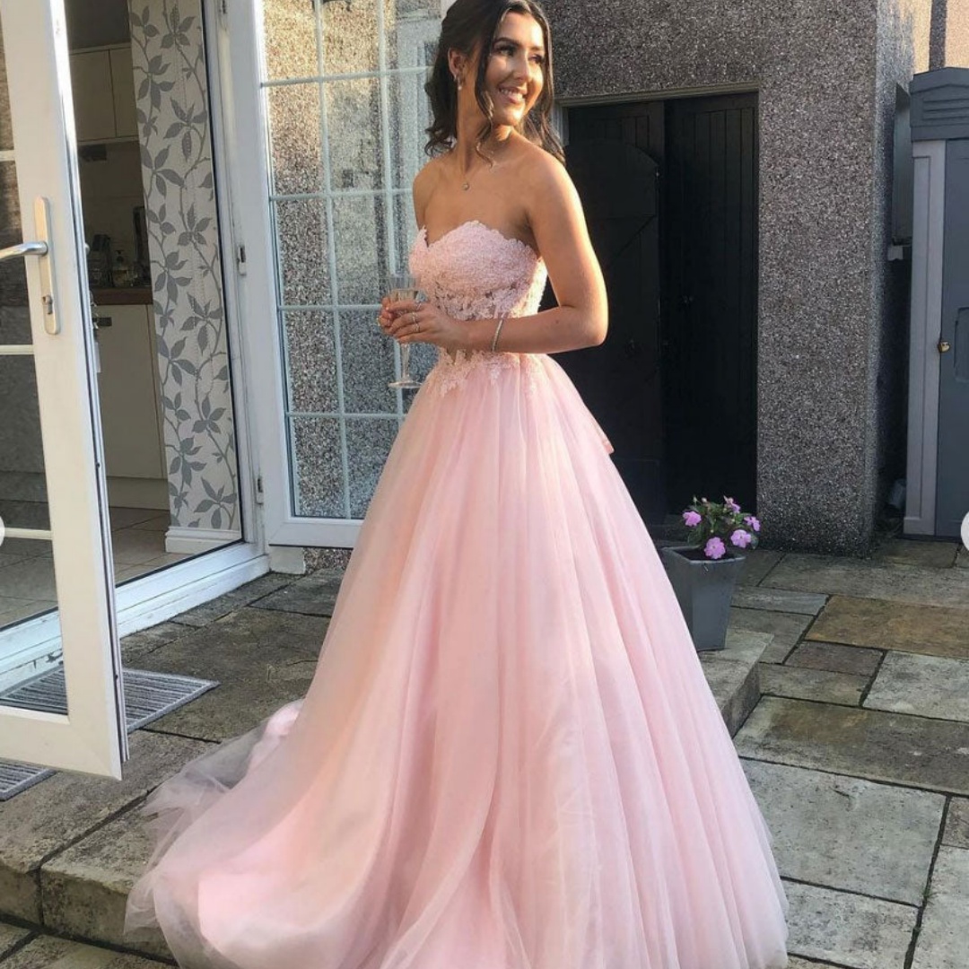 Bella Personalizowana Różowa S – Women Formal Wear For Graduation recenzja i cena