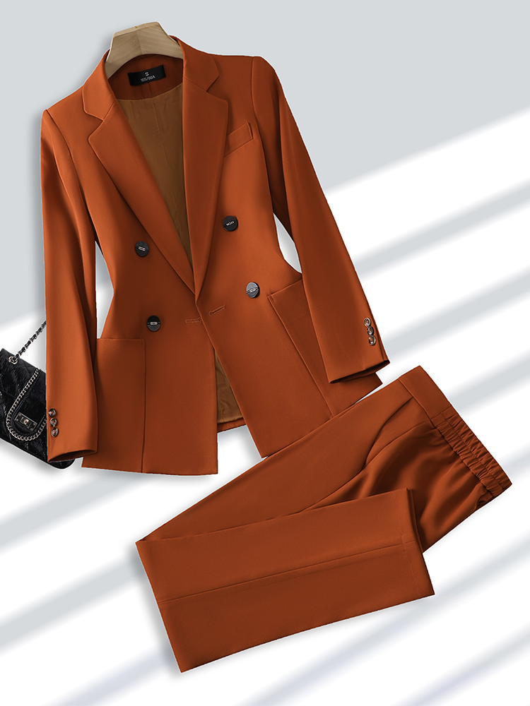 Modny damski garnitur ze spodn – Women Formal Wear Blazer Set recenzja i cena
