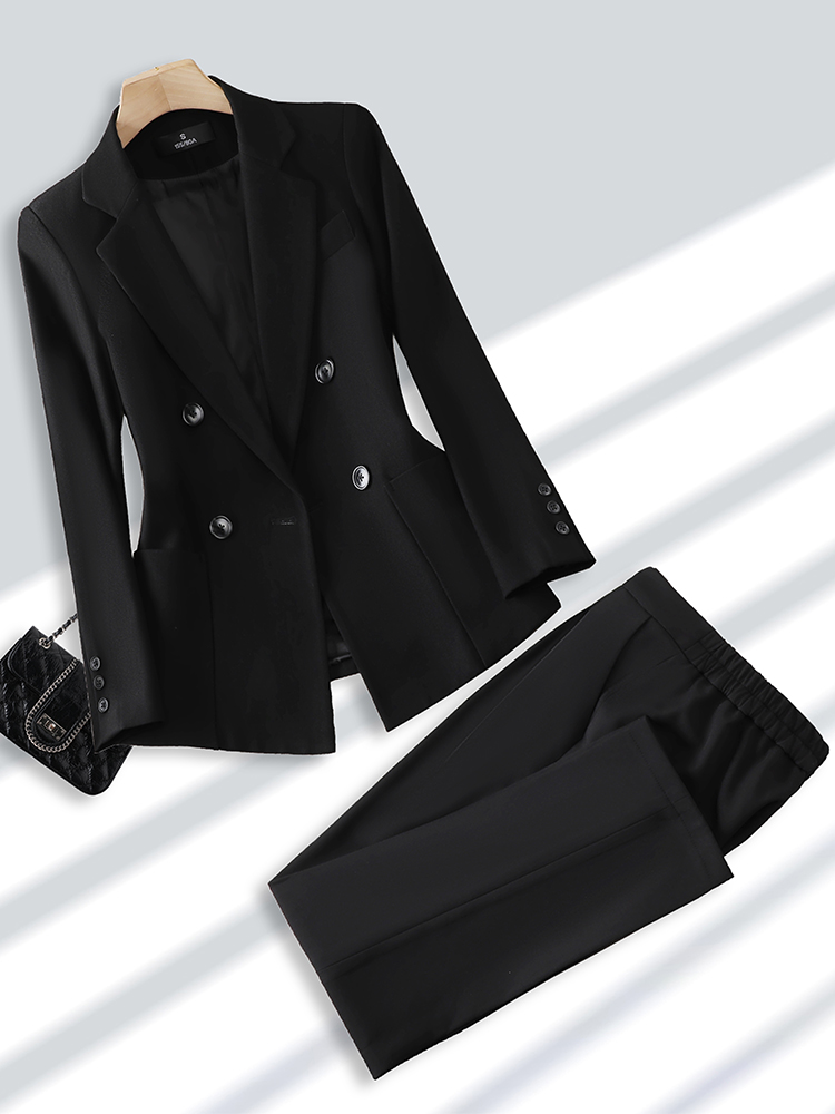 Modny damski garnitur ze spodn – Women Formal Wear Blazer Set recenzja i cena