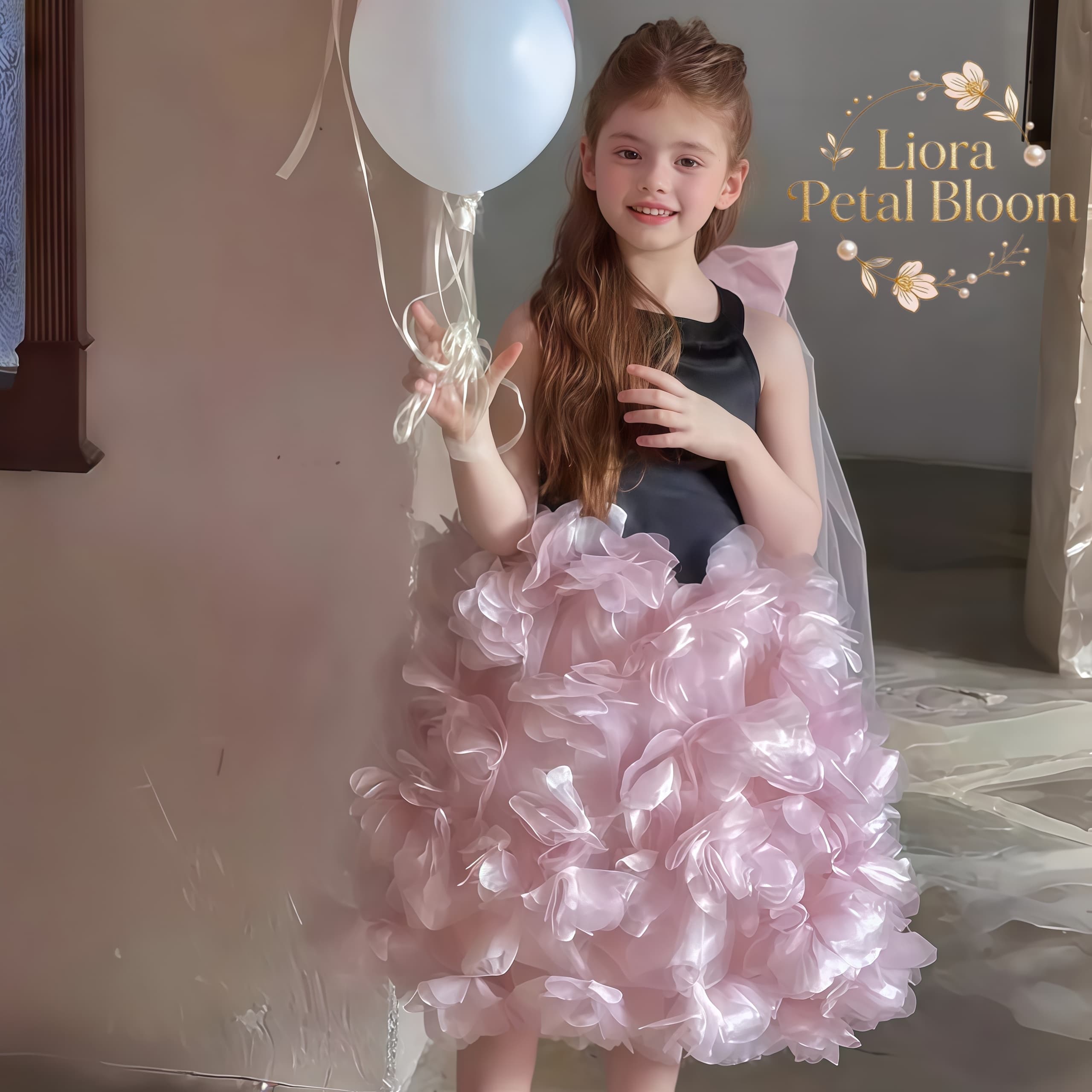 Czarna tiulowa sukienka w kwia – Women Formal Wear H&M recenzja i cena