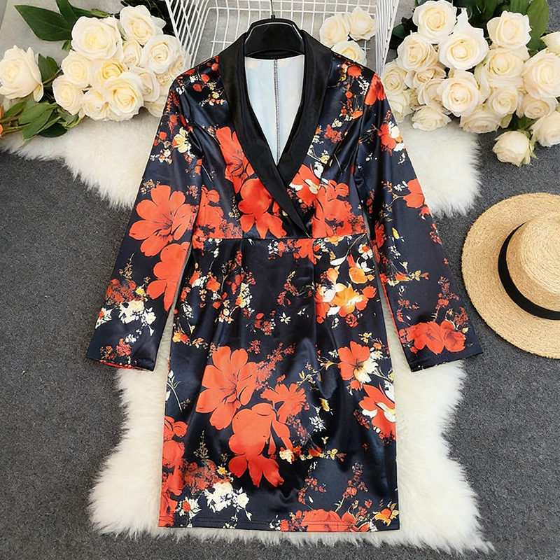 Sukienka midi z kwiatowym nadr – Women Formal Wear H&M recenzja i cena