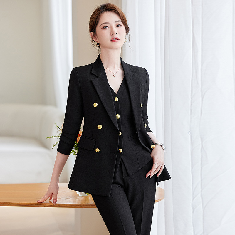 Granatowy komplet garniturów d – High End Women'S Formal Wear recenzja i cena