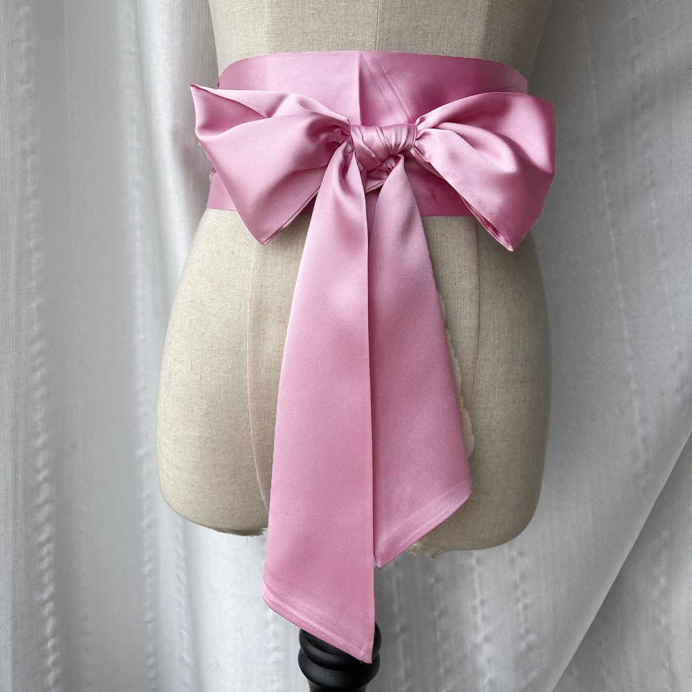 Szeroki pasek z kokardą, regul – Women Formal Wear Belt recenzja i cena
