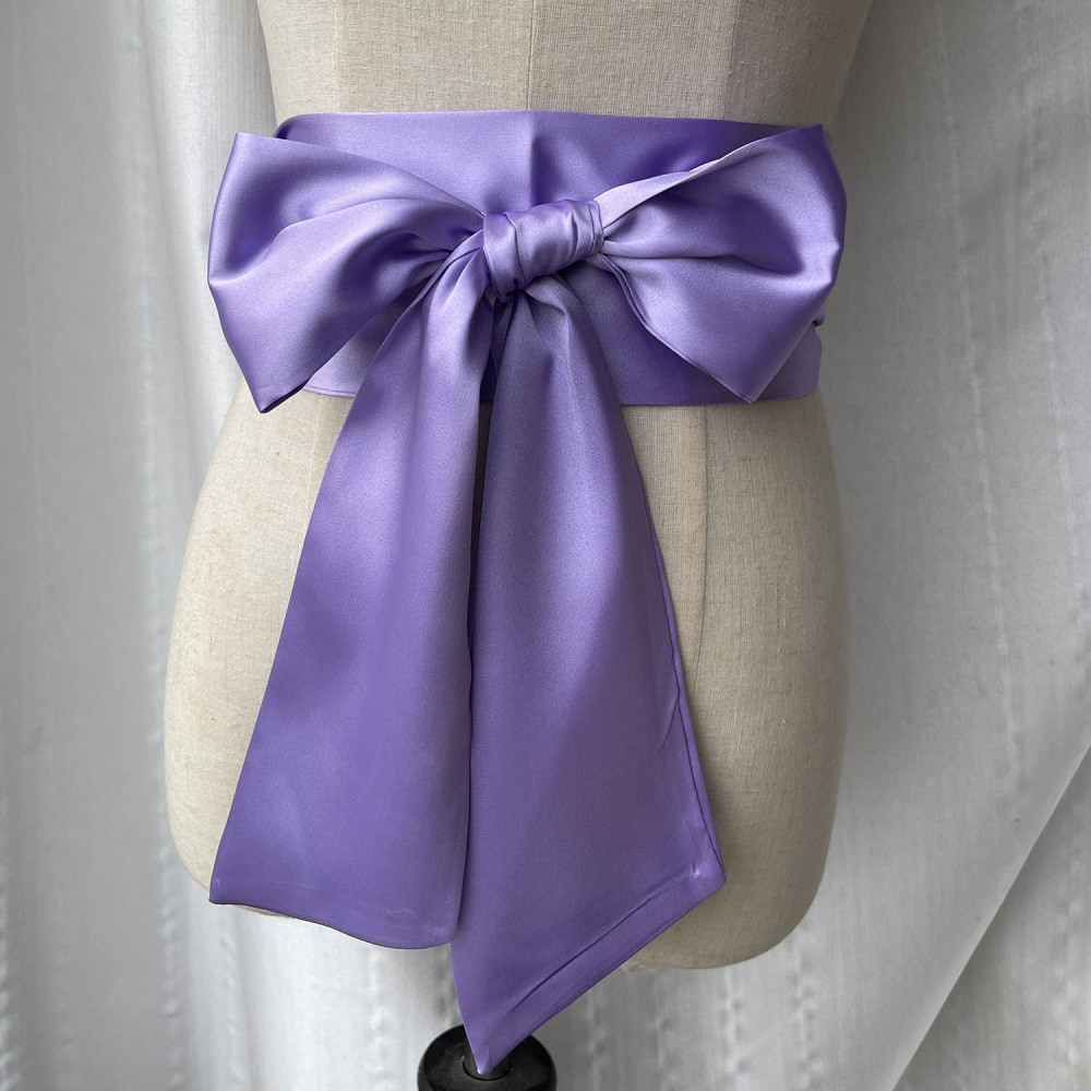 Szeroki pasek z kokardą, regul – Women Formal Wear Belt recenzja i cena