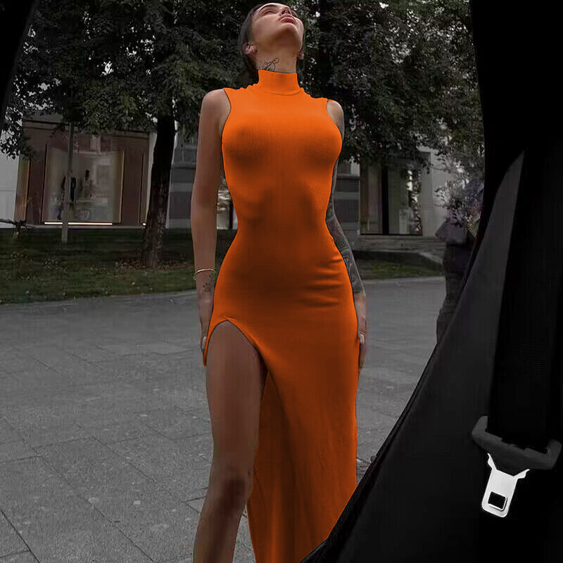 Y2k Bez rękawów Pomarańczowe S – Formal Wear For Women Xl recenzja i cena