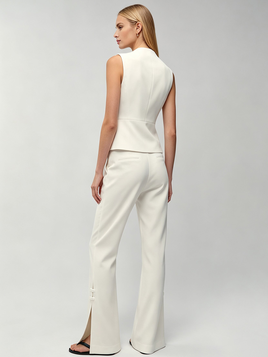 Damski biały komplet: eleganck – Women'S Formal Wear Suit recenzja i cena
