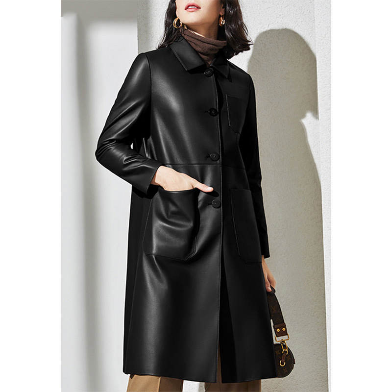 Damski płaszcz skórzany w duży – Large Women'S Formal Wear recenzja i cena