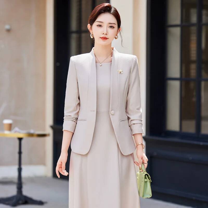 Eleganckie damskie garnitury b – Women Formal Wear Stitching recenzja i cena